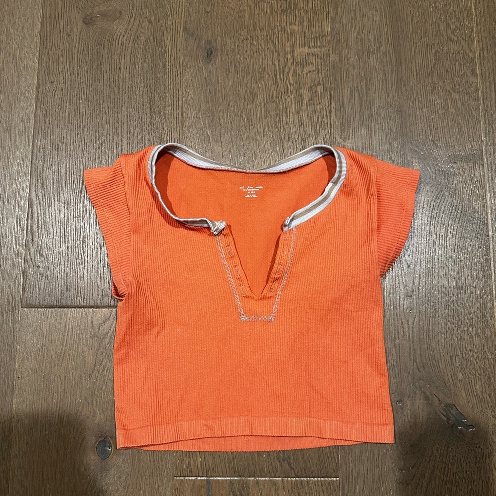 Urban Outfitters Vibrant Orange Women’s Tee